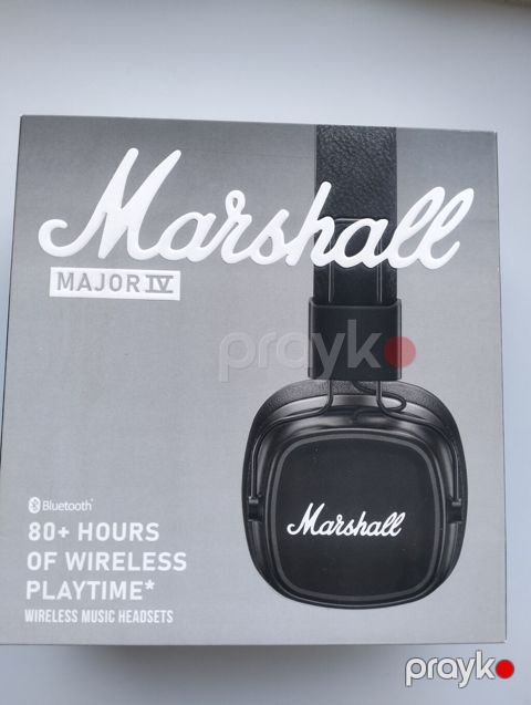 Marshall Major IV simsiz qulaqlıq - Bluetooth bağlantısı - 80+ saatə — Bakı