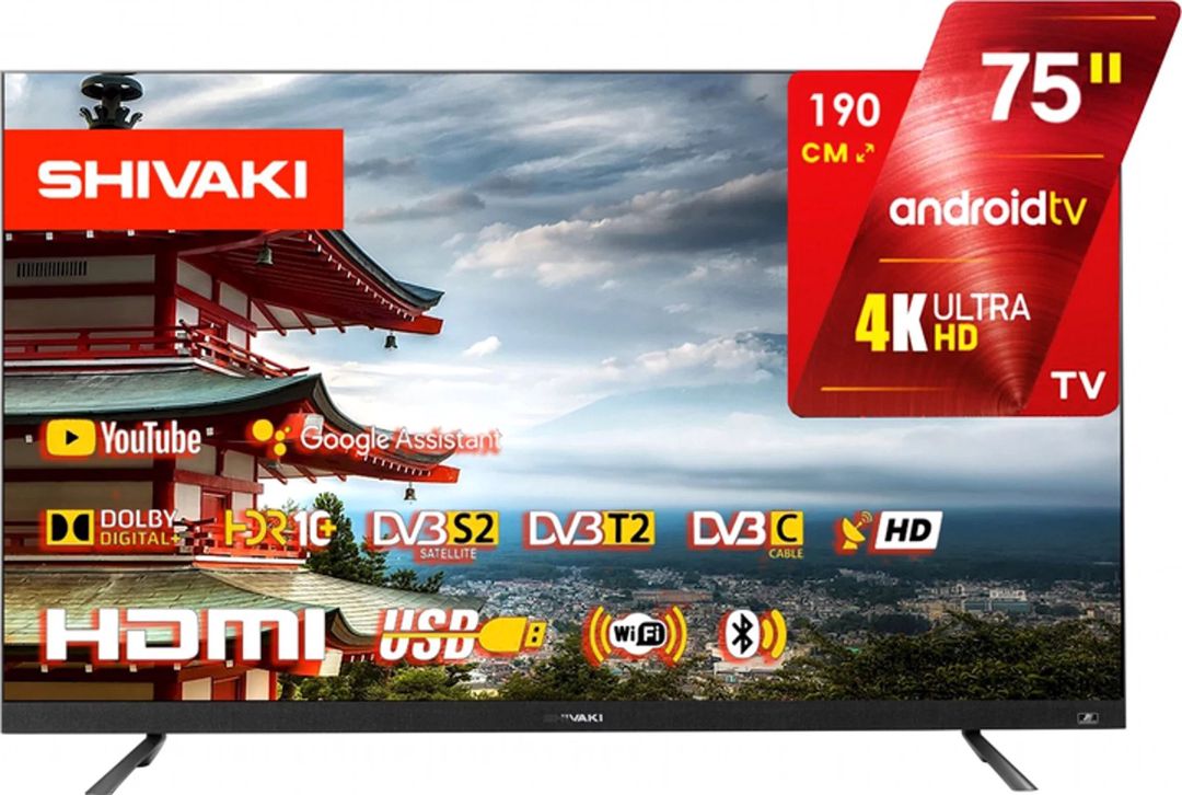 Televizor Shıvakı S75NQCH900 75" Smart 4K UHD LED TV — TV və Video, Bakı (2)