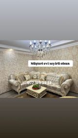 Klassik üslubda künc divan dəsti - L-formalı, geniş oturacağı və — Товары