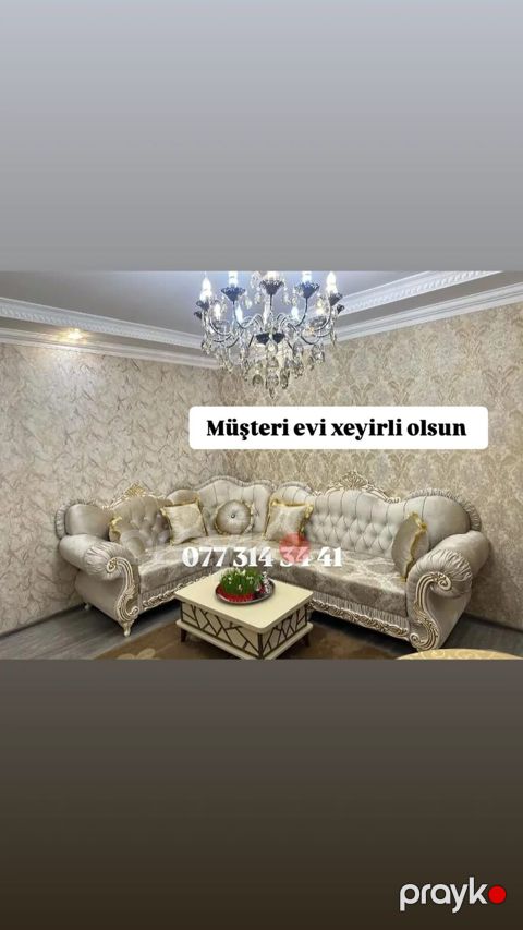 Klassik üslubda künc divan dəsti - L-formalı, geniş oturacağı və — Bakı