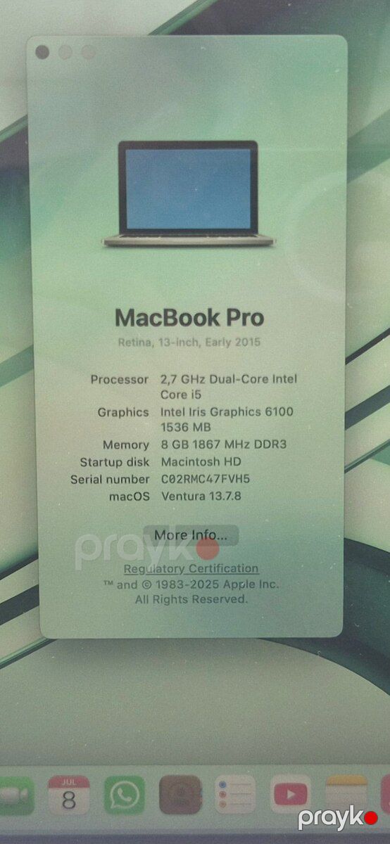 Apple Macbok pro 2015 — Noutbuklar, Bakı (7)