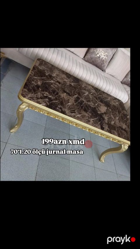 Düz masa, Açılmayan, Təkərsiz, MDF, Zəmanətsiz — Bakı