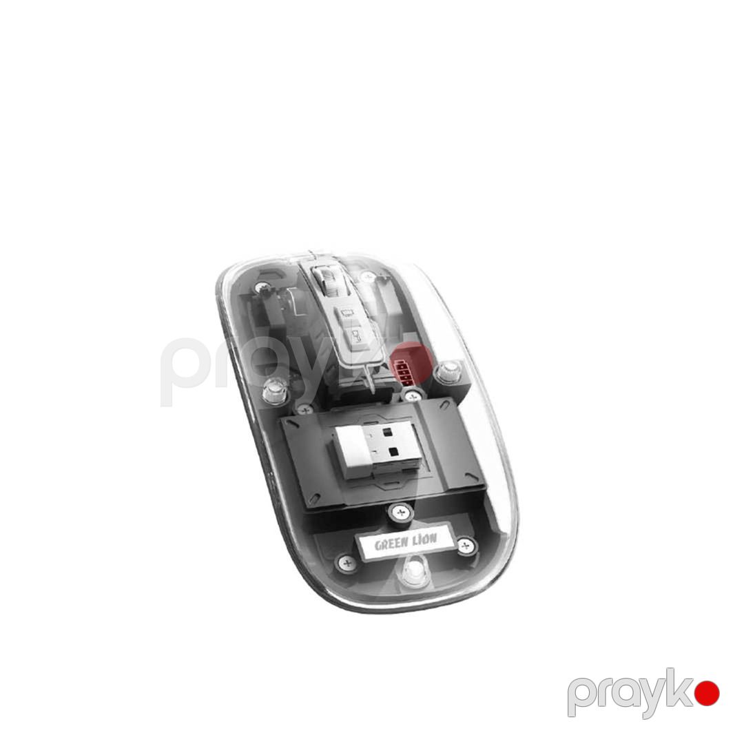 Green Lion Transparent Mouse — Periferik cihazlar, Bakı (2)