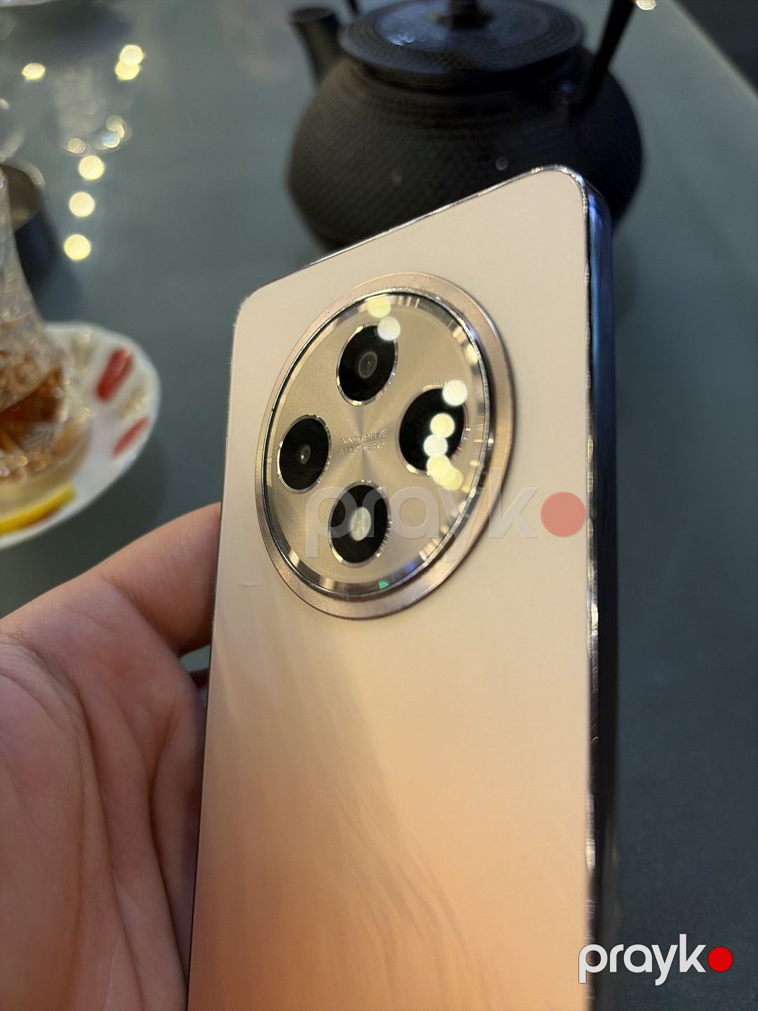 Oppo Reno 12 F Amber Orange 256GB/12GB — Smartfonlar, Bakı (4)