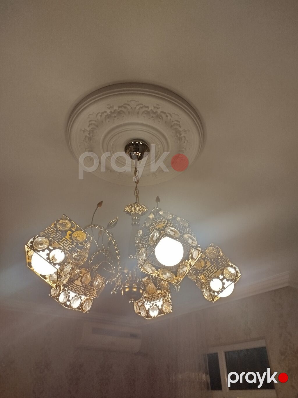 Çılçıraq, 5 lampa, Metal — Tavan is?qlar? v? cilc?raqlar, Bakı (2)