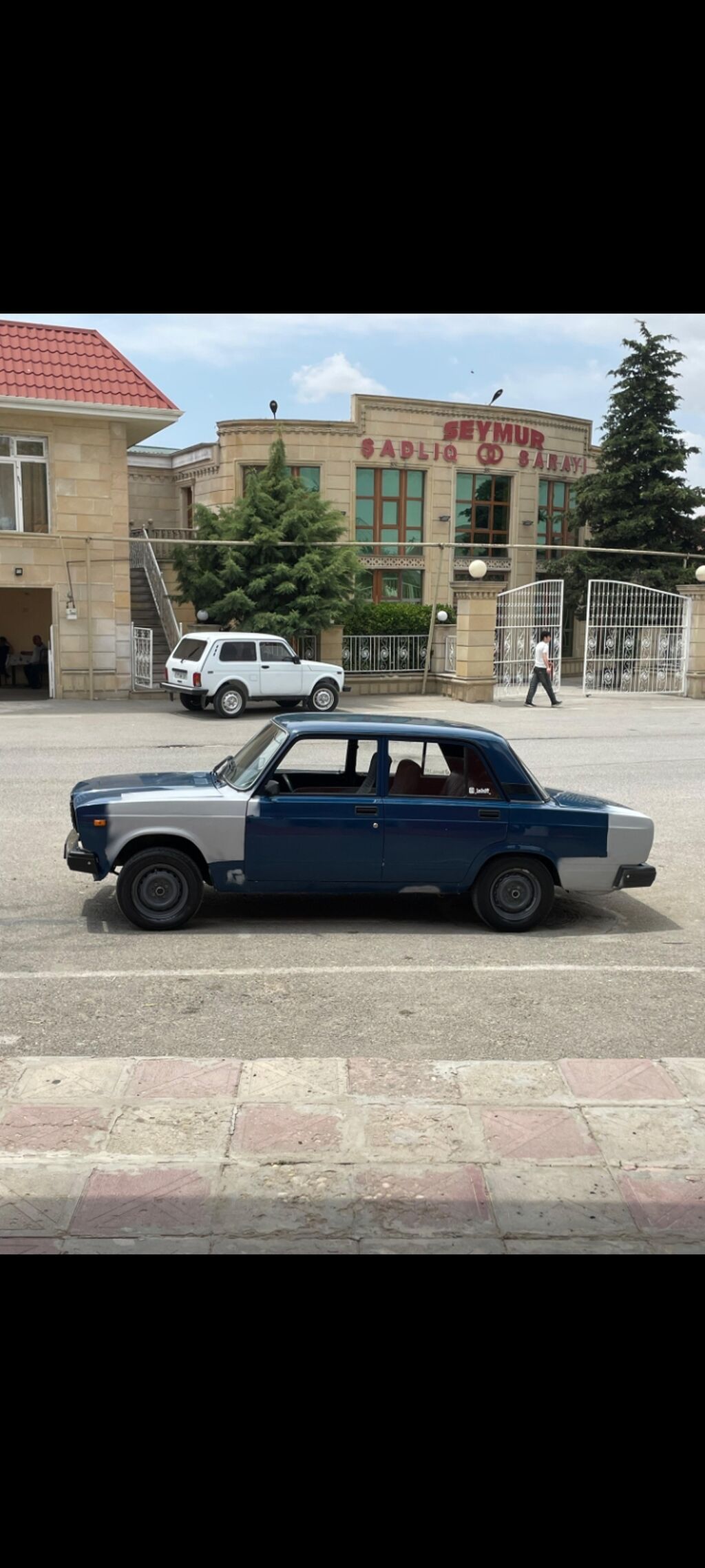 Model: Lada vaz (VAZ 2107) sedan Kuzov: 4 qapı, mavi rəng, bəzi — Avtomobillər, Bakı (7)
