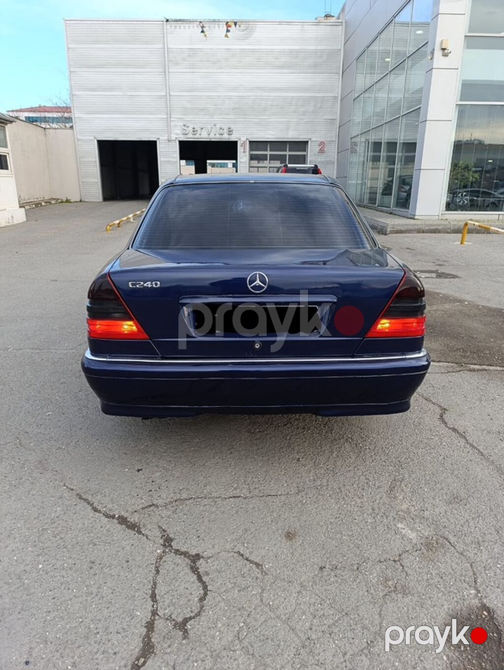 Mercedes-Benz C240 sedan - Kuzov: 4 qapılı sedan, tünd mavi rəng — Avtomobillər, Lənkəran (4)