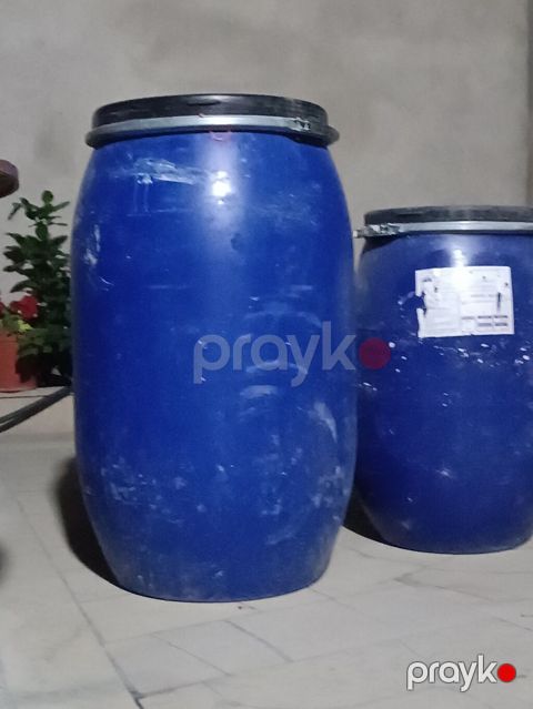 Məhsul: Mavi plastik çəlləklər (qapaqlı) Təsvir: -Böyük çəllək 225 — Bakı