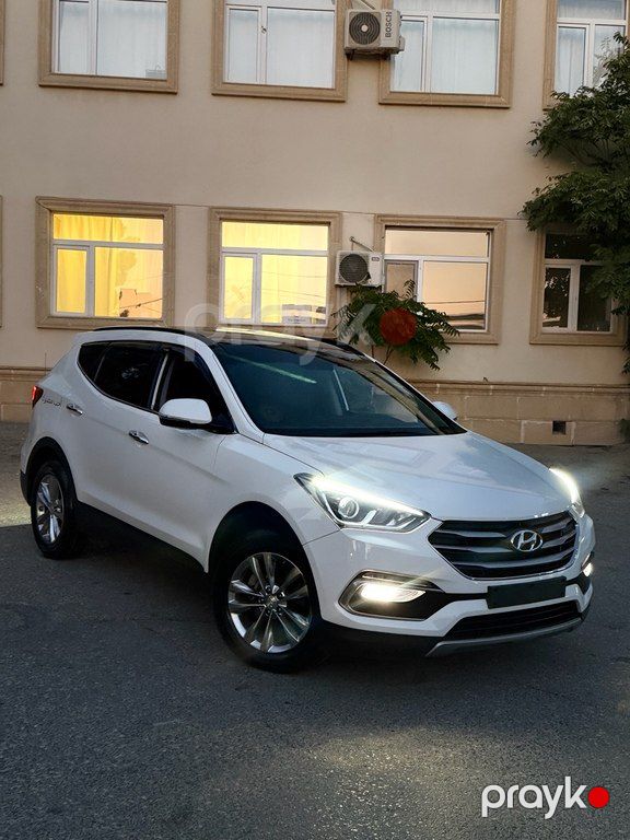 Hyundai Santa Fe, 2.0 L, 2016 il, 138 500 km — Avtomobillər, Bakı