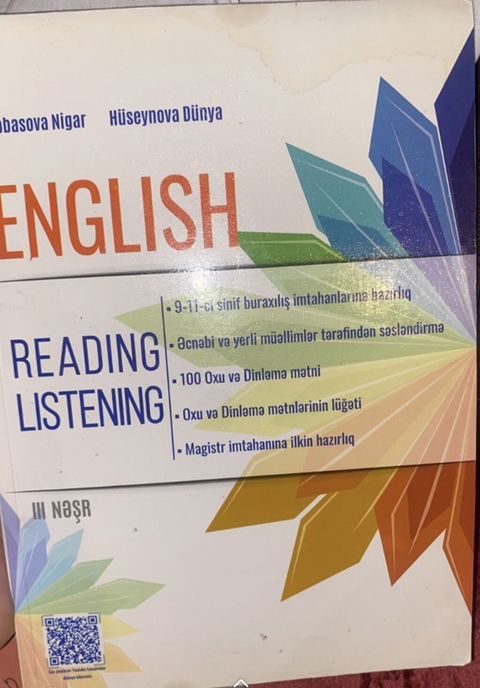 (((İci yazilmayib ))))Məhsul: “Englısh – Reading & Listening” — Bakı