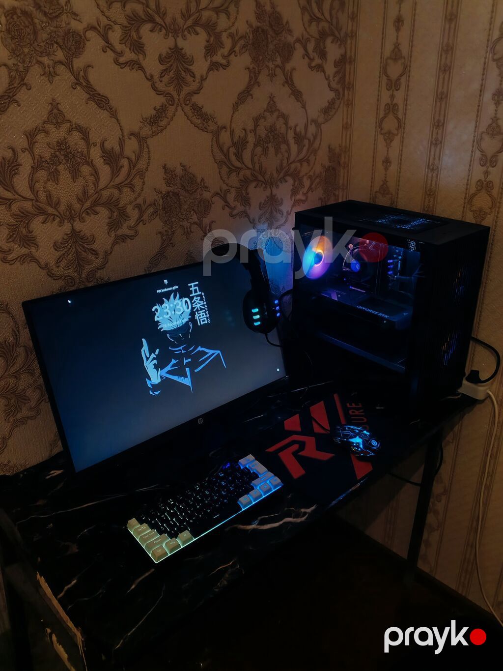 Monitor: HP X24 Gaming (144Hz, IPS) Prosessoru: Intel Core i3-10100F — Masaüstü kompüterlər, Xaçmaz