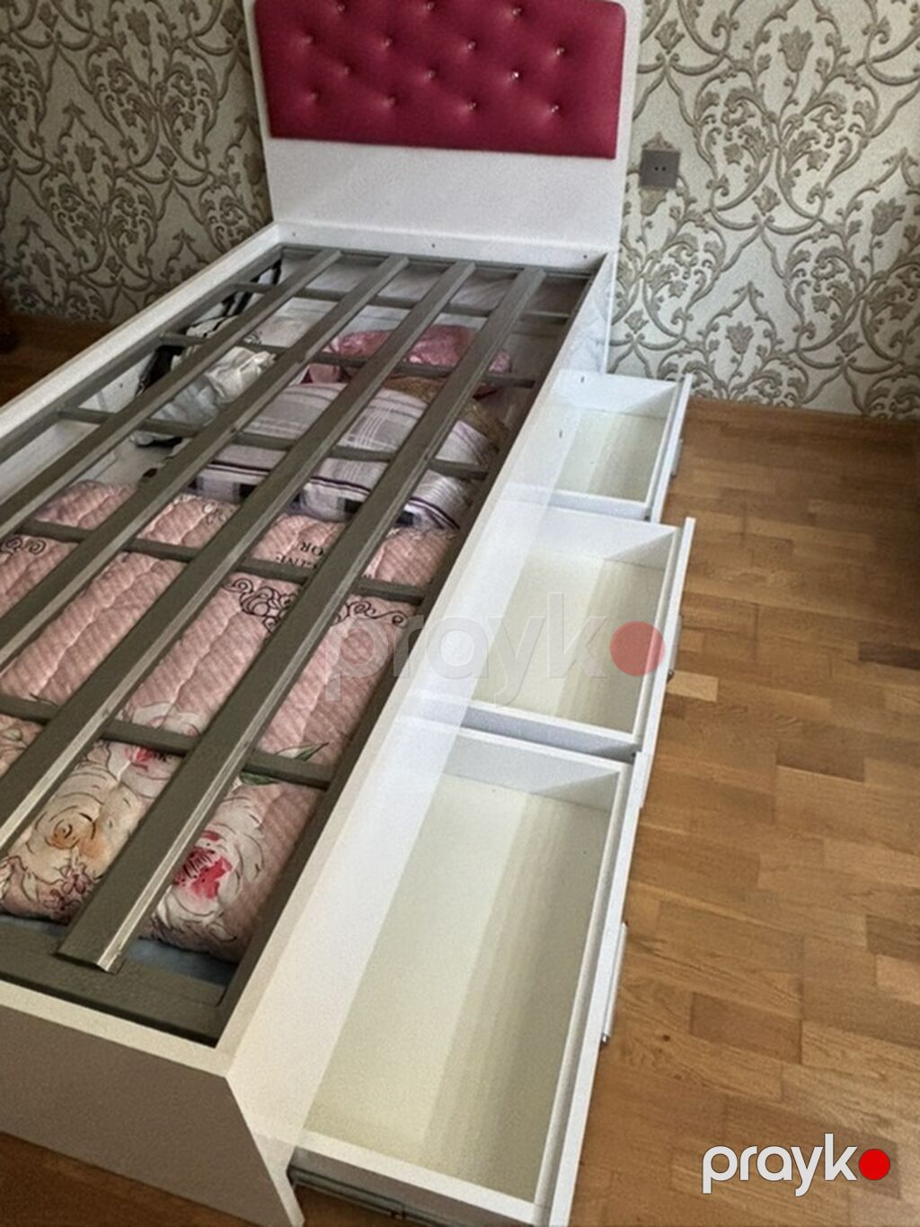 Tək nəfərlik uşaq/gənc çarpayısı - Ölçü: təxmini 90×190 sm (tək — Yataqlar, Bakı (2)