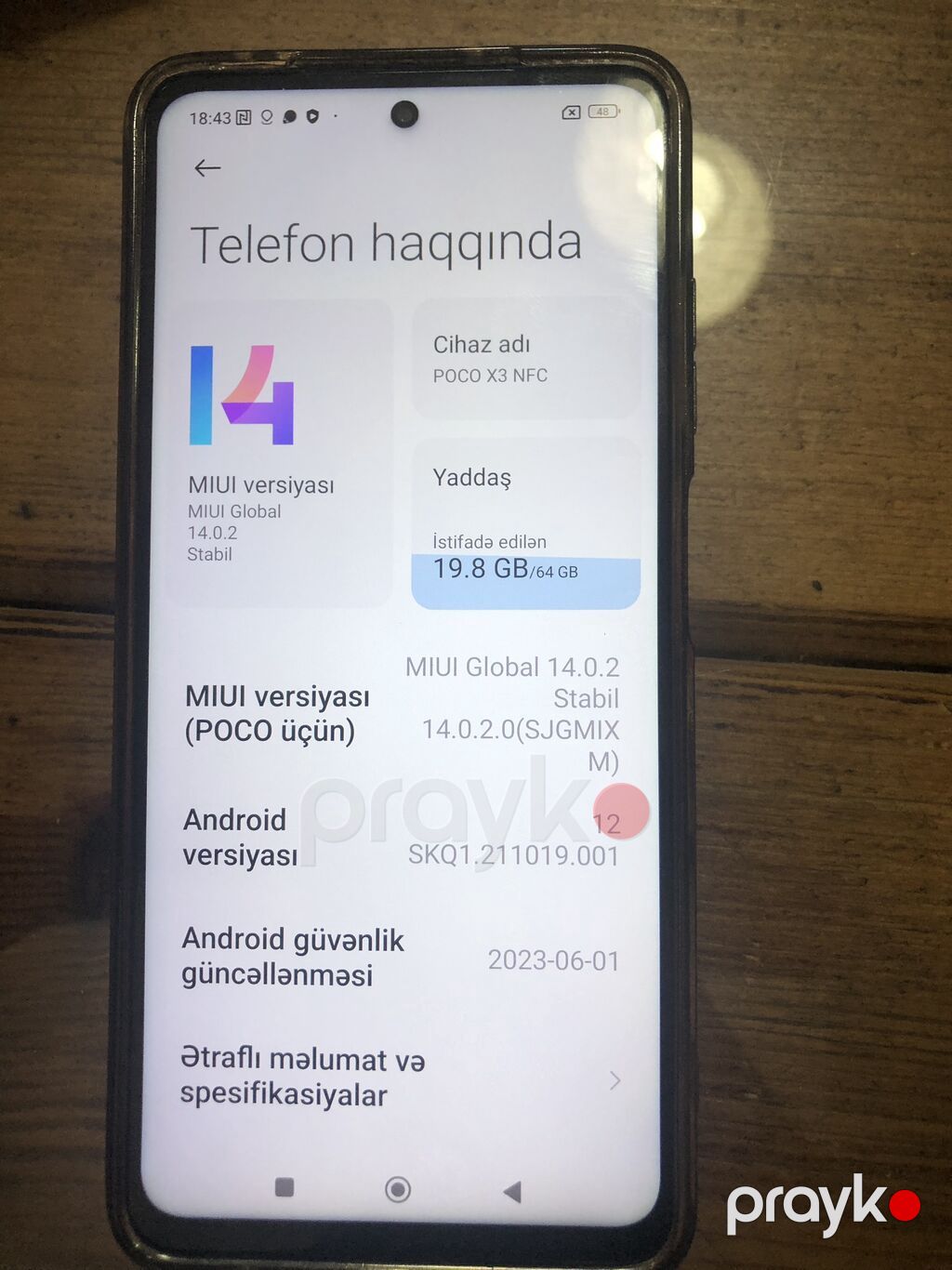 Poco X3 NFC, 64 GB, rəng - Göy — Xiaomi, Masazır (3)