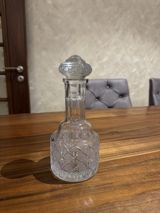 Kristal qrafin və bakal dəsti - Material: qalın, şəffaf kəsimli — Mirceferov Mirceferov