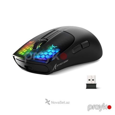 Brend və Model: Attack Shark X5 Rəng: Ağ (White) Qoşulma: 3 Rejimli — Bakı