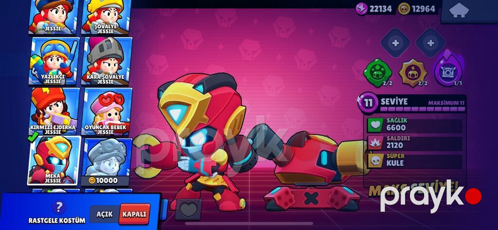 Brawl Stars hesabı – yüksək trofeyli və tam inkişaf etdirilmiş Salam — Sikkələr, Bakı (8)