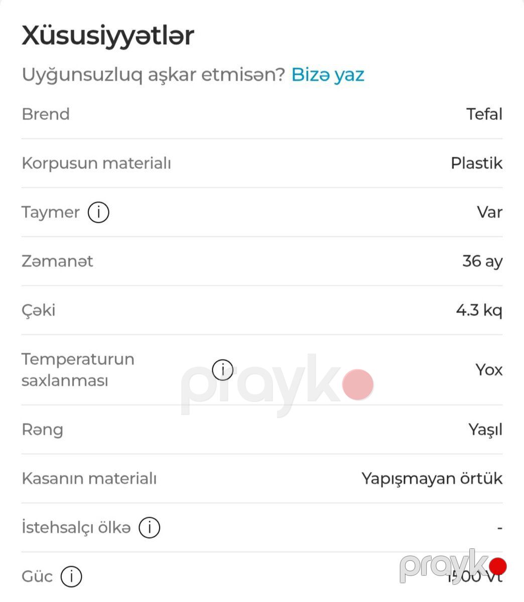 Fritür — Ev texnikası, Bakı (9)
