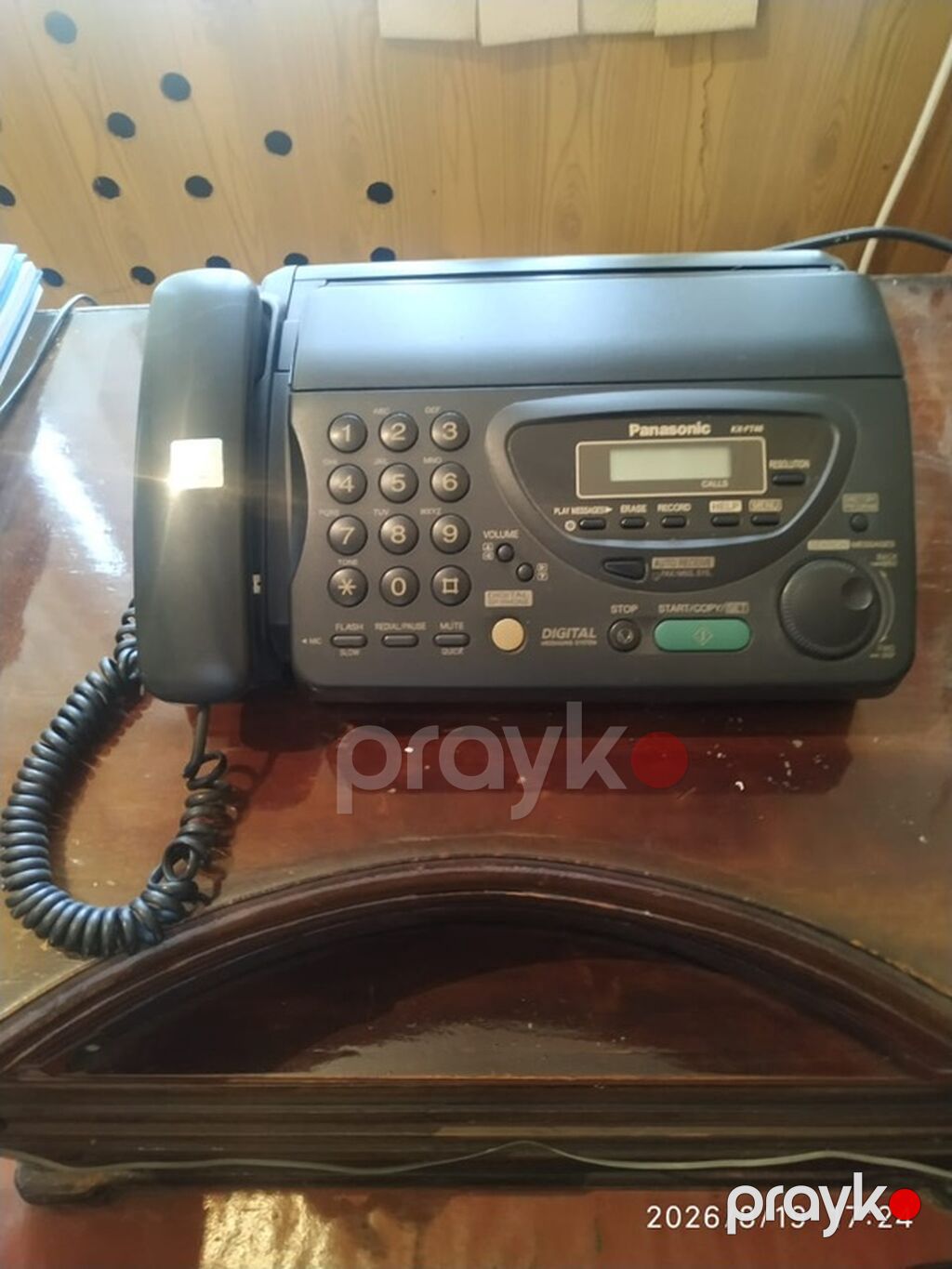 Stasionar telefon Panasonic, Simli, İşlənmiş — Kabel və radio telefonları, Xudat (4)