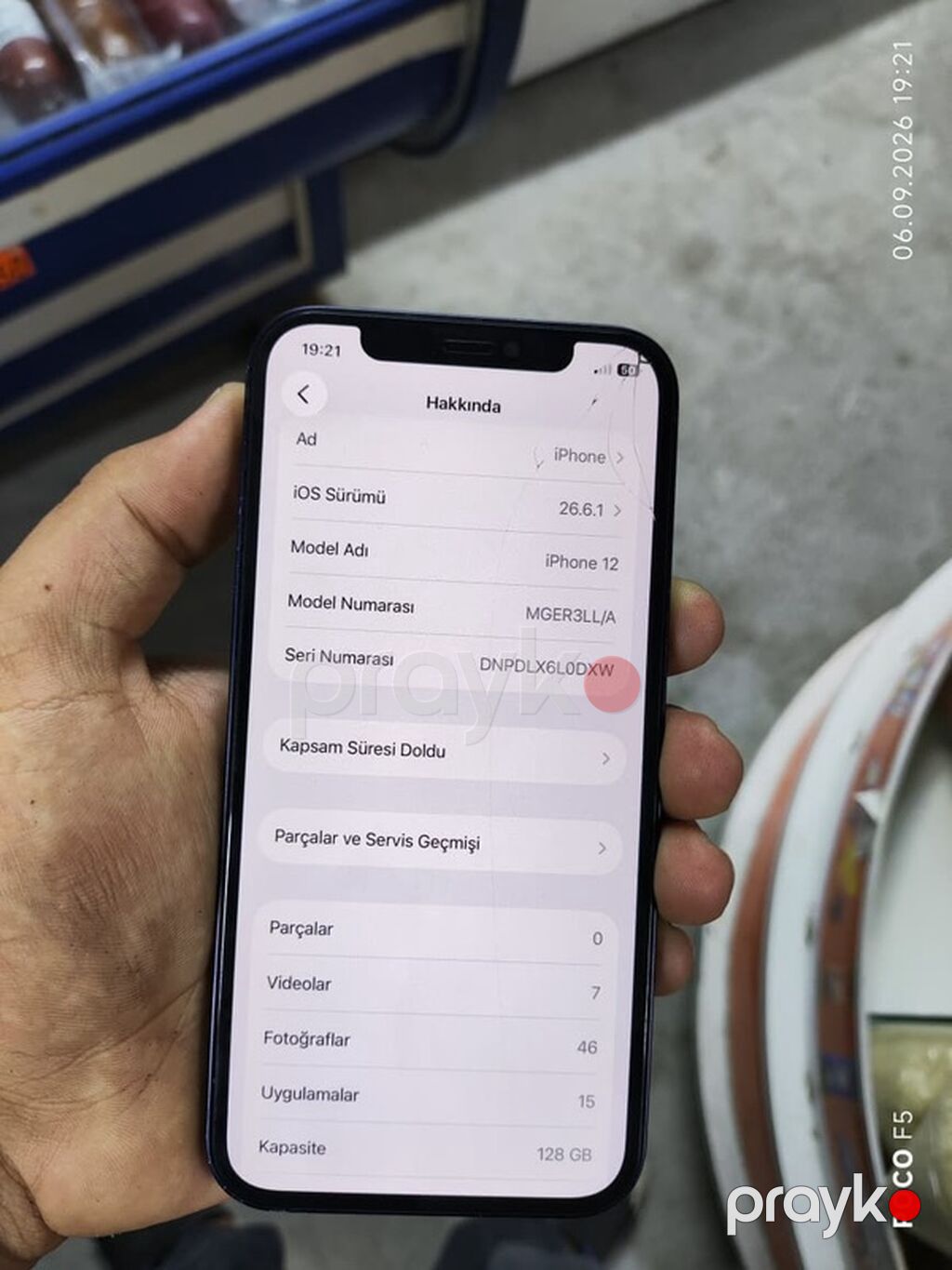 IPhone 12, 128 GB, Mavi, Face ID — Apple iPhone, Şəki (6)
