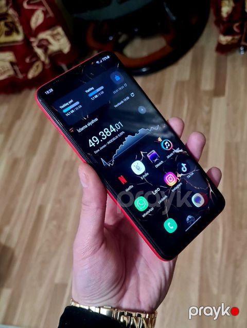 Samsung Galaxy A02, 32 GB, rəng - Qırmızı, Zəmanət, Sensor, İki sim kartlı — Bakı