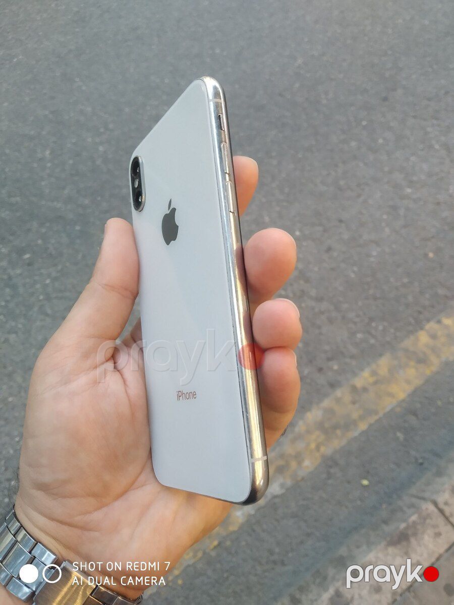 Apple iPhone X Silver 256GB/3GB — Smartfonlar, Bakı (6)