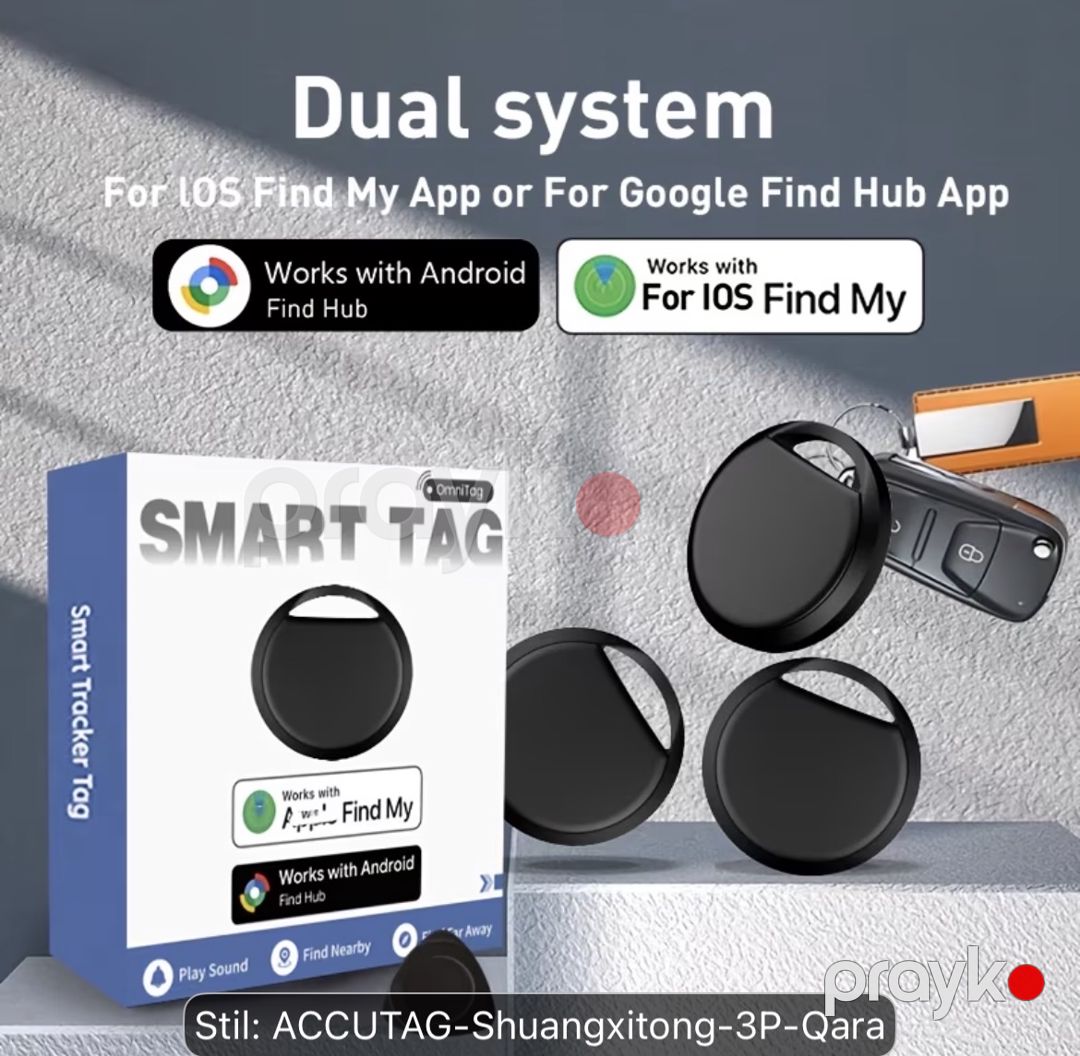 Mini Android Tracker Google Find Hub - Smart Tag 3 paketi — Ağıllı ev və təhlükəsizlik, Sumqayıt (4)