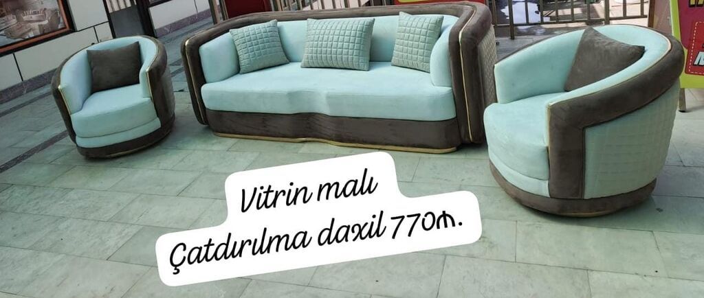 İşlənmiş, 2 kreslo — Yumşaq mobilya dəstləri, Bakı