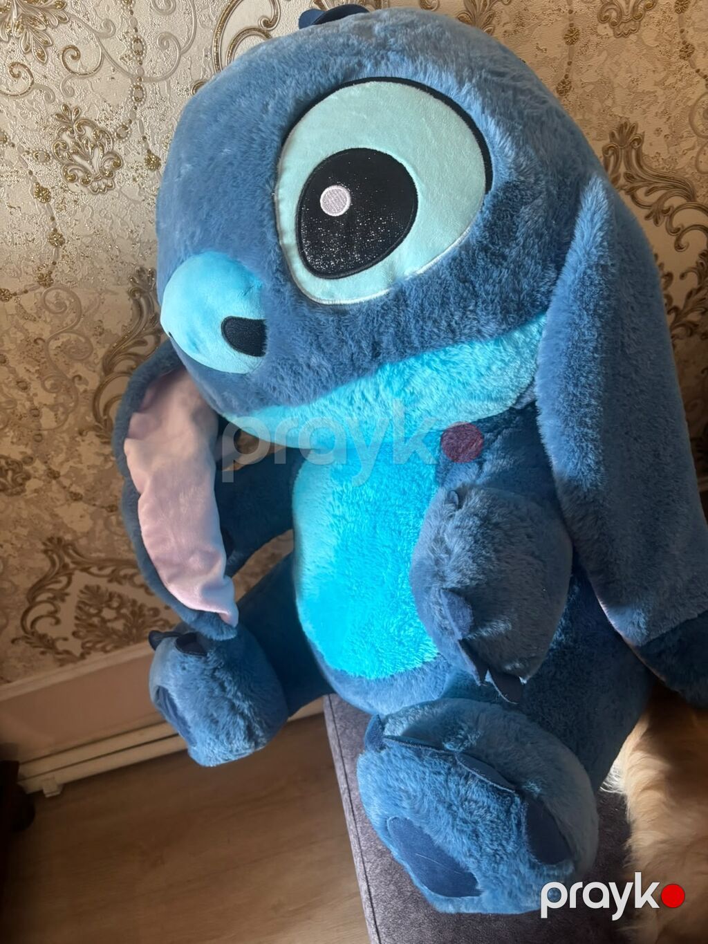 Böyük ölçülü “Stitch” plyuş oyuncağı - Rəng: tünd mavi – açıq mavi — Yumşaq oyuncaqlar, Gəncə (3)