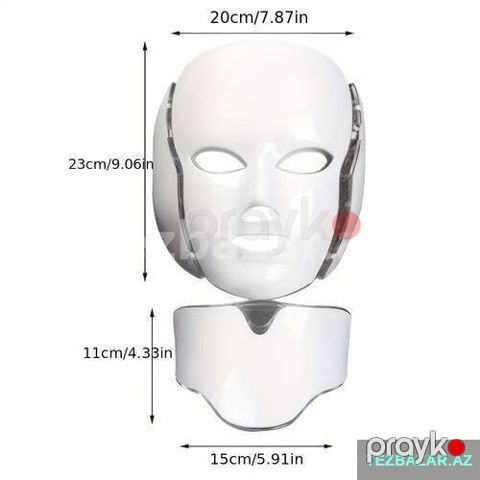 7 rəngli led üz maskası — Bakı