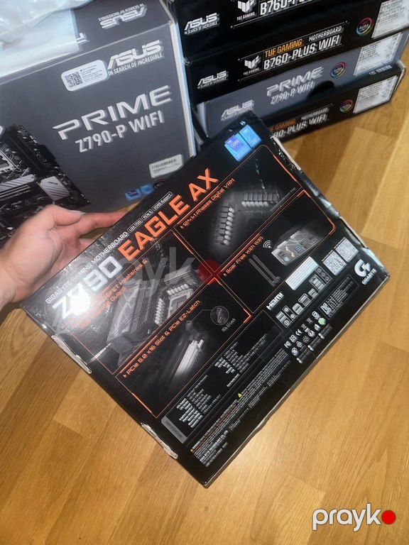 Ana plata "Gigabyte Z790 Eagle AX DDR5" — Kompüterlər və noutbuklar, Bakı (2)