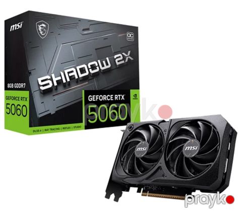 Video kart "MSI GeForce RTX 5060 Shadow 2X OC 8 GB" — Bakı