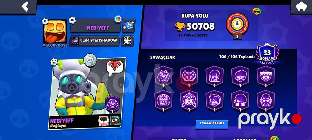 Brawl Stars hesabı – yüksək kuboklu, tam kolleksiya - Kupa yolu — Digər, Bakı (3)