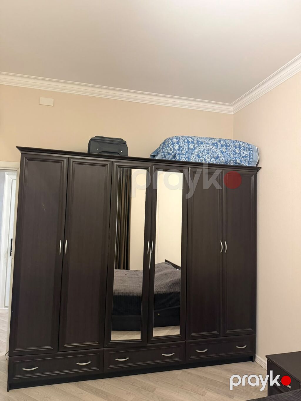 Yataq otağı mebel dəsti – tünd qəhvəyi rəngdə, klassik dizayn — Yataq otağı mobilya dəstləri, Bakı (2)