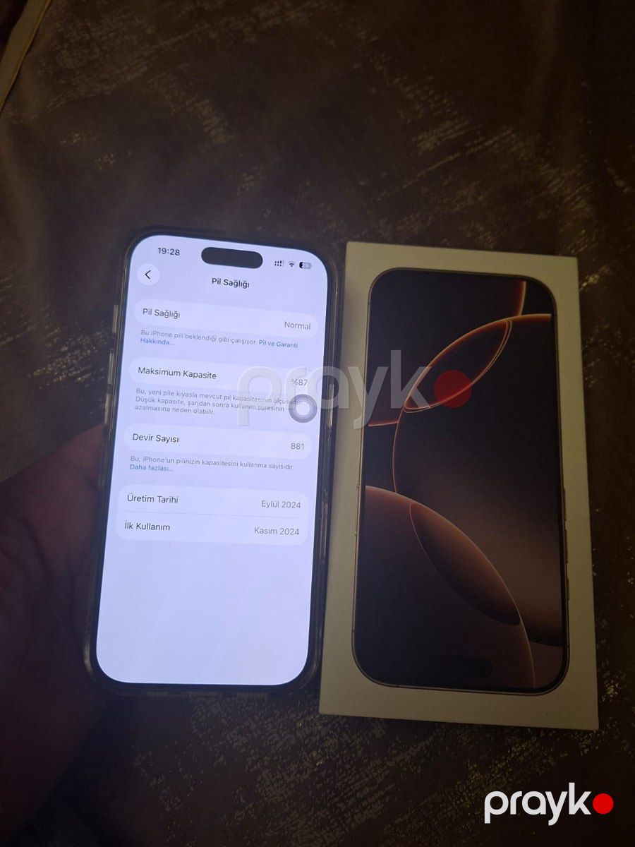 Apple iPhone 16 Pro Desert Titanium 256GB/8GB — Smartfonlar, Bakı (6)