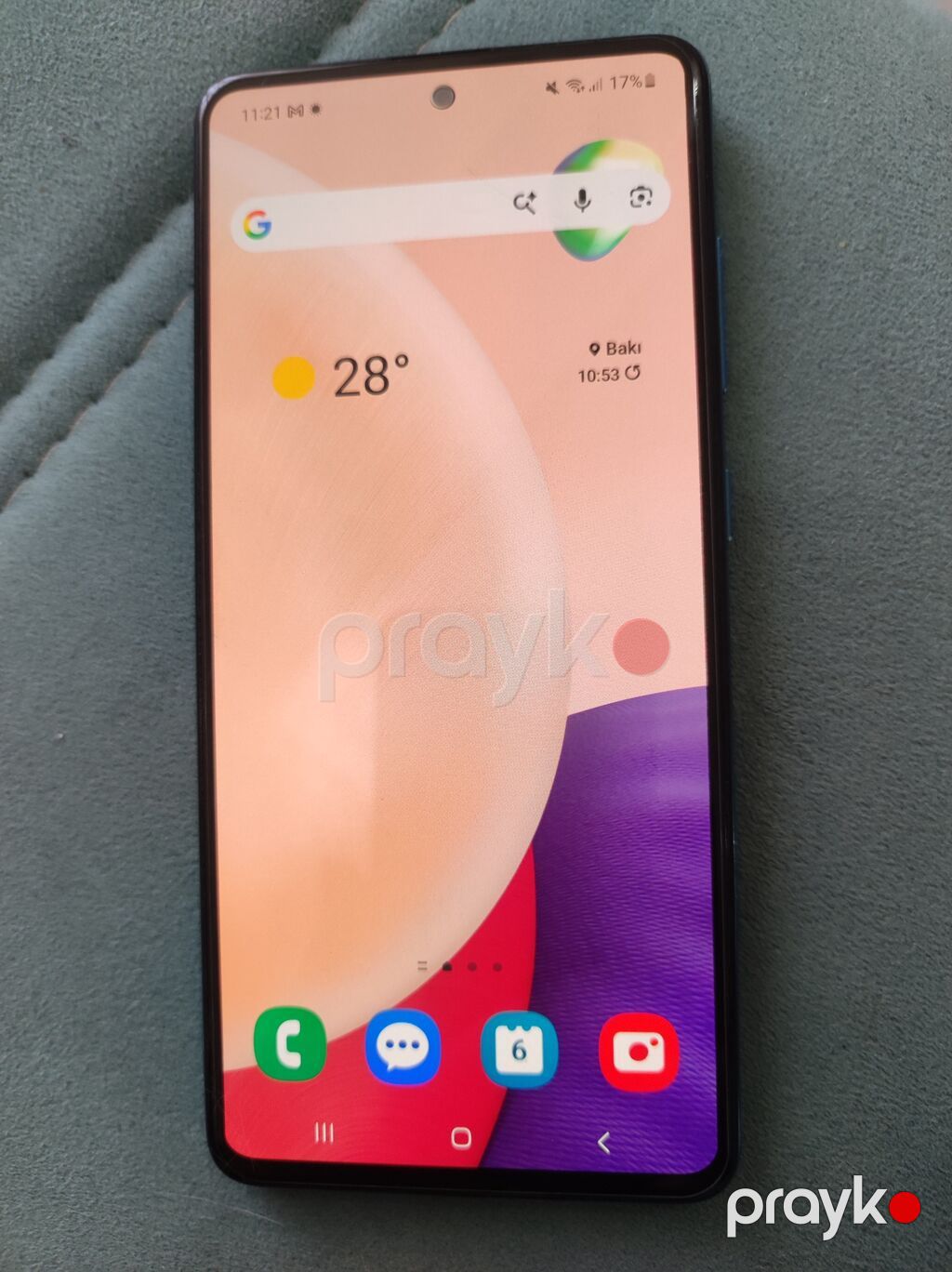 Samsung Galaxy A51, rəng - Mavi, Barmaq izi — Samsung, Xırdalan