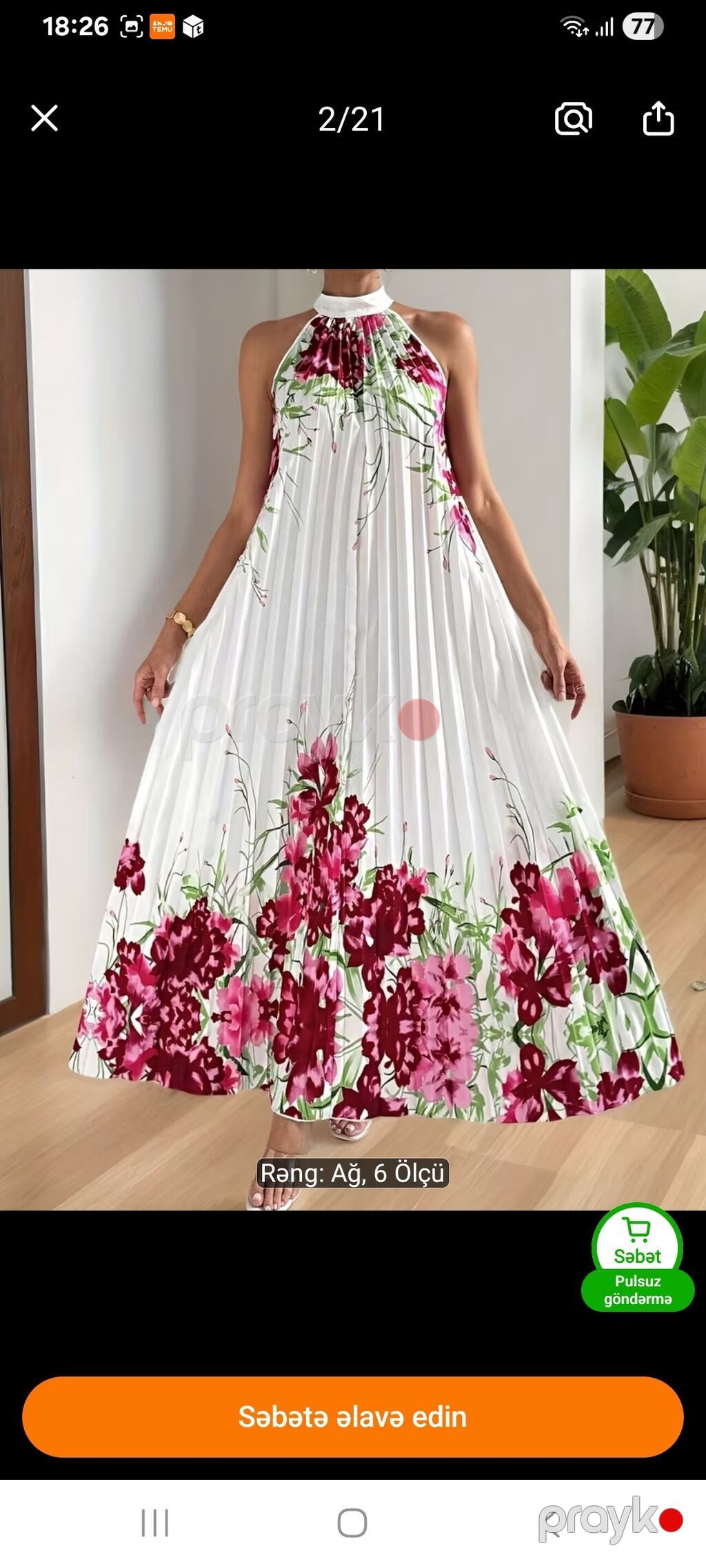 Gündəlik don, Maksi, 2XL — Gündəlik paltarlar, Bakı