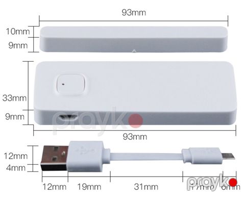 WiFi qapı və pəncərə sensoru Tuya smart home — Bakı