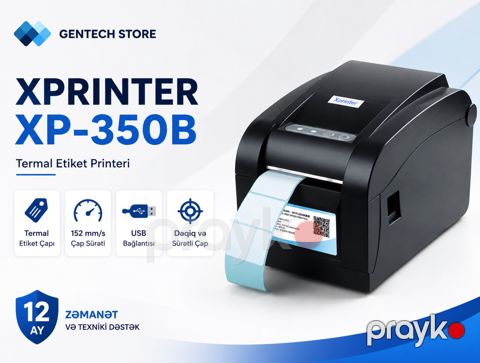 Barkod Printer "Xprinter XP-350B" — Bakı