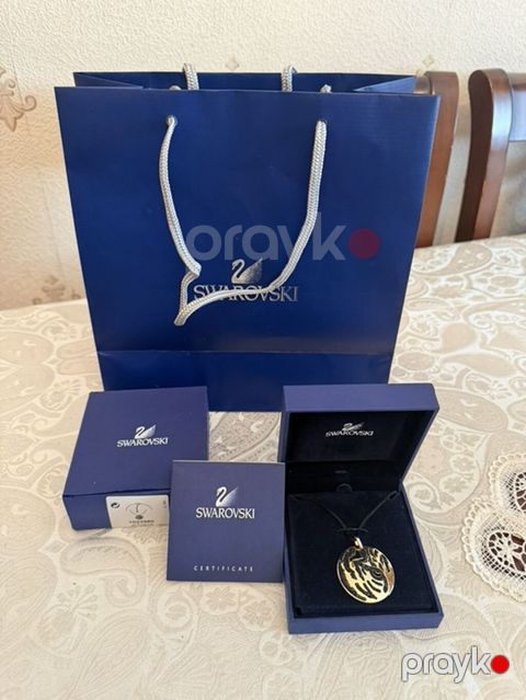 Swarovski boyunbağı dəsti - Brend: Swarovski - Komlekt: hədiyyə — Bakı