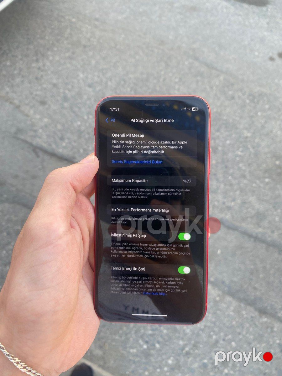 Apple iPhone XR Red 64GB/3GB — Smartfonlar, Bakı (8)