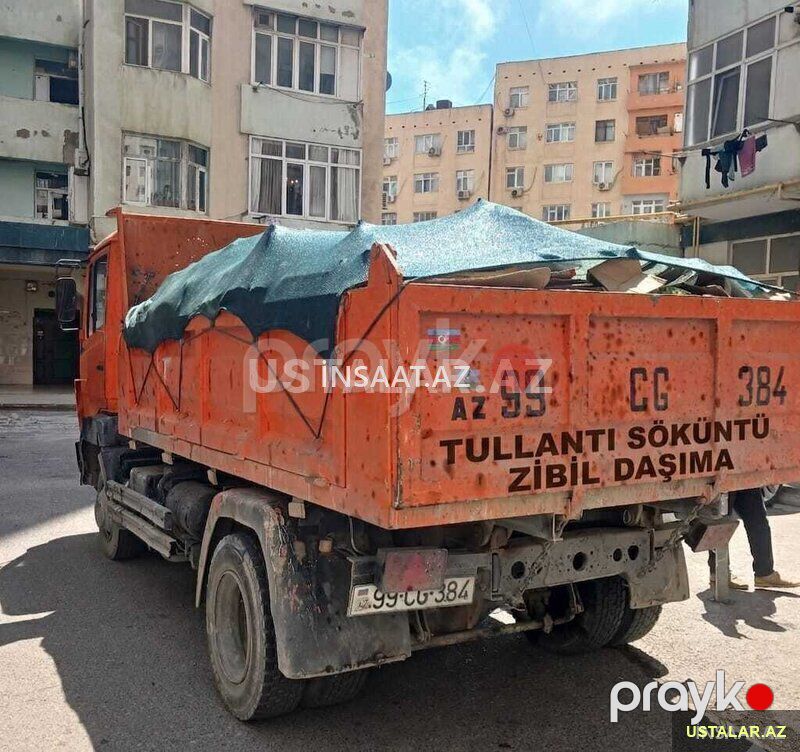 Söküntü tullantı zibil daşınması xidməti — Yük daşıma xidmətləri, Bakı (3)