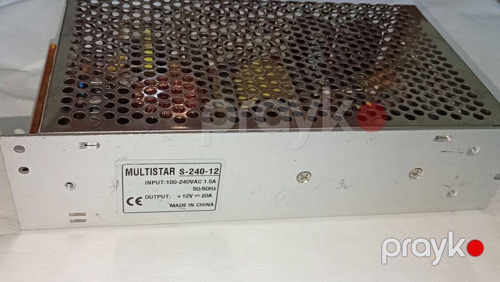 Multıstar S-240-12 – 12V DC switch rejimli enerji təchizatı Texniki — Qida bloklari, Bakı (2)
