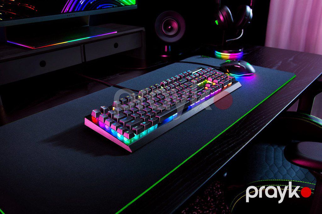 Oyun klaviaturası "Razer BlackWidow V4 X Yellow Switch" — Periferik cihazlar, Bakı (7)