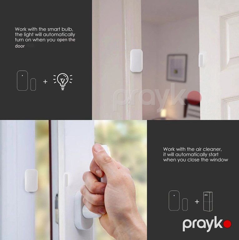 Qapı və pəncərə sensoru "Zigbee Model: Zb-gms" — Ağıllı ev və təhlükəsizlik, Bakı (6)