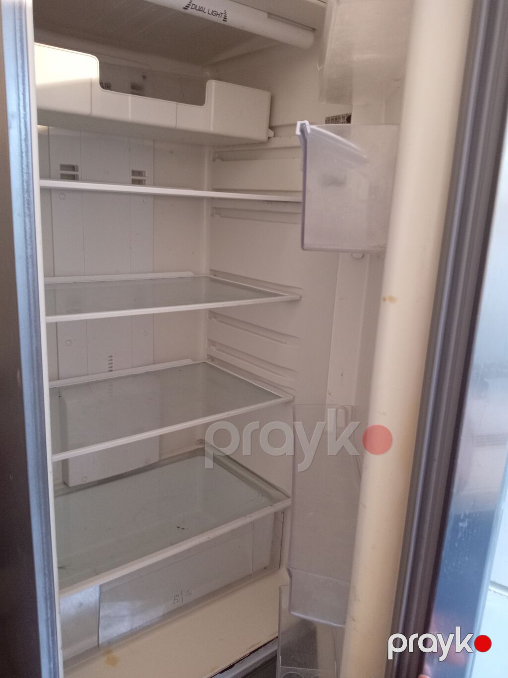 İşlənmiş 2 qapılı Hotpoint Ariston Soyuducu Satılır, rəng - Bej, Dolab içi — Soyuducular, Bakı (2)