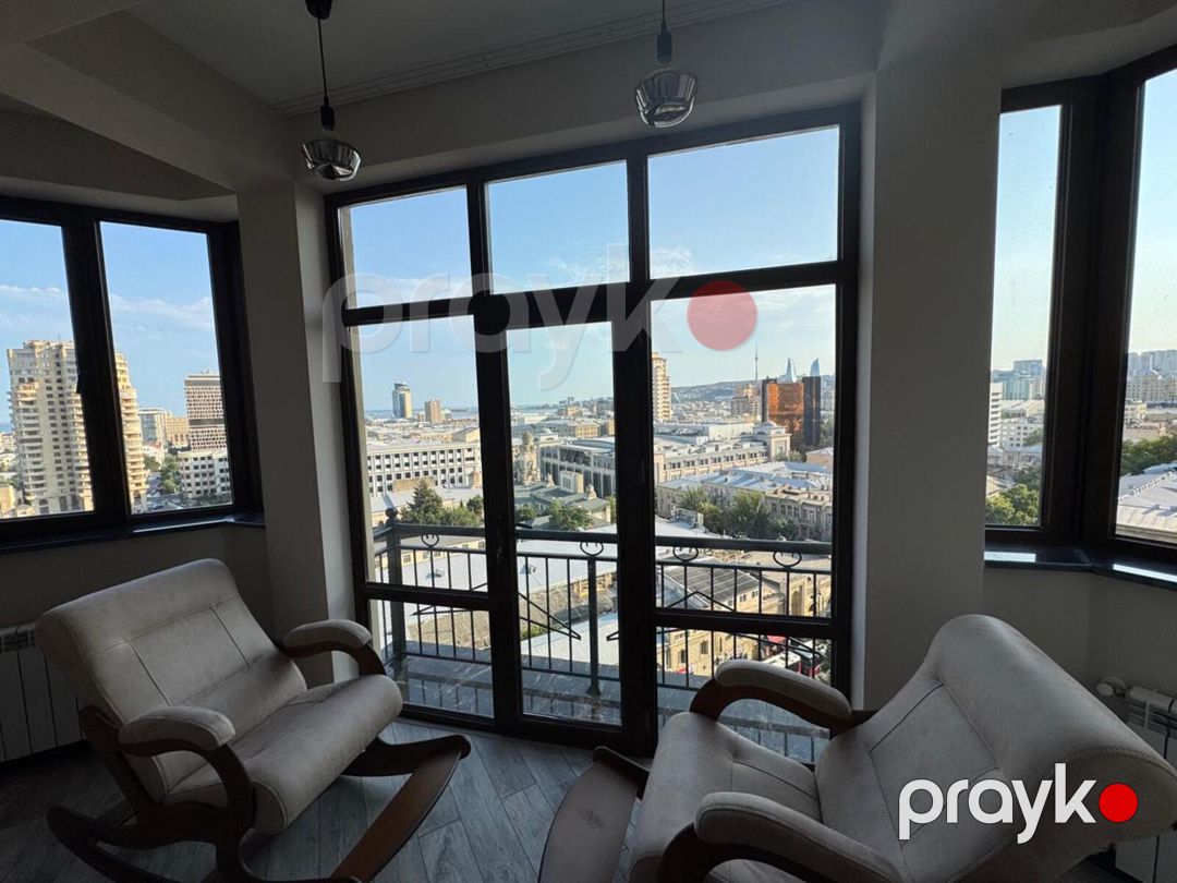 İcarəyə verilir 3 otaqlı yeni tikili 133 m² — Mənzil, Bakı (8)