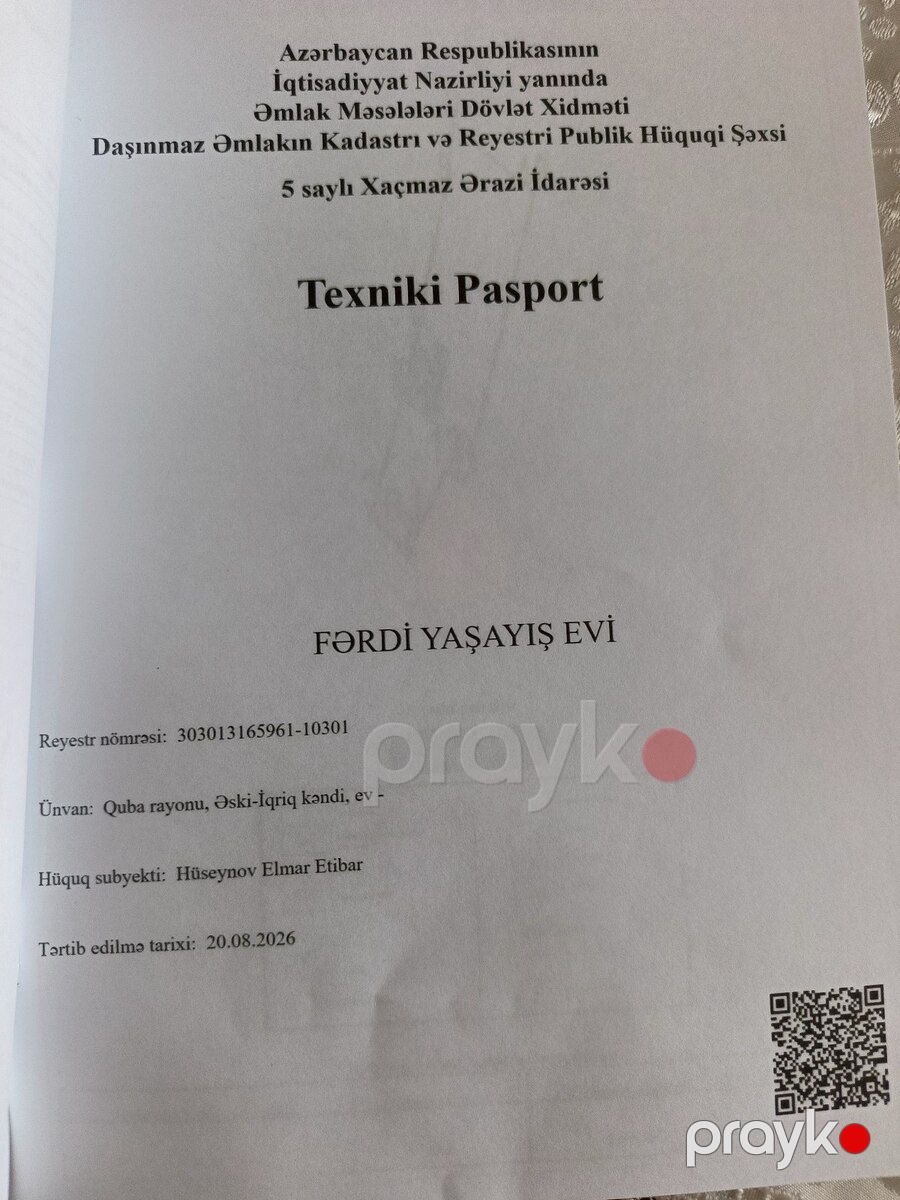 Həyət evi, Quba r — Ev, villa, Quba (10)