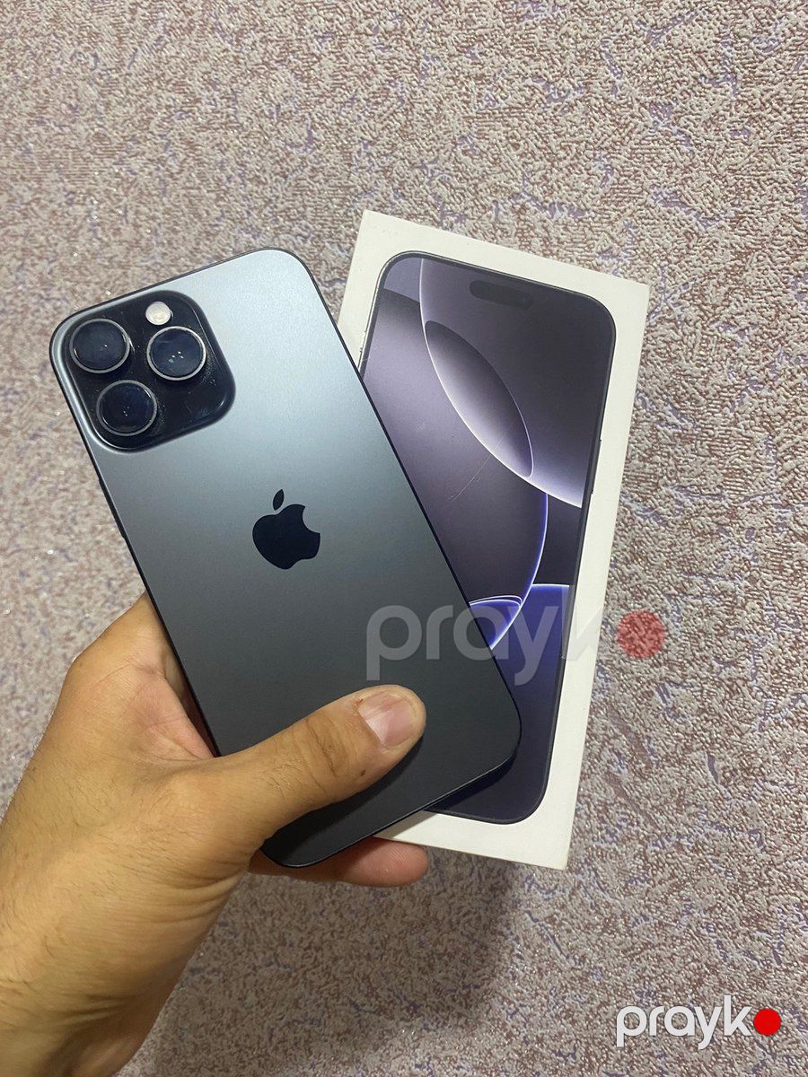 Apple iPhone 16 Pro Max Black Titanium 256GB/8GB — Smartfonlar, Bakı