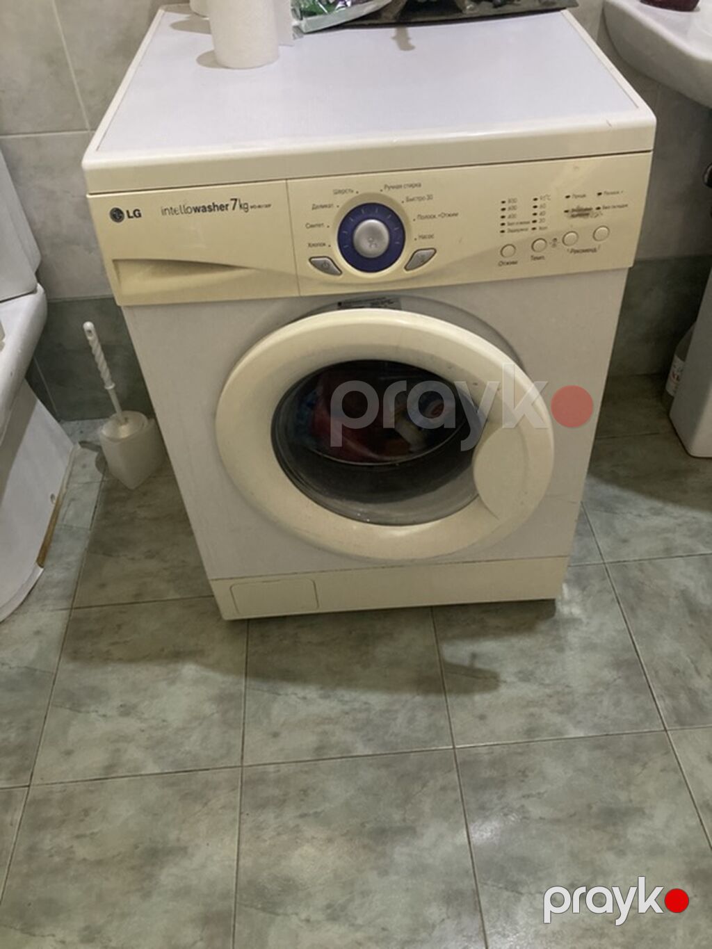 LG intellowasher paltaryuyan maşın - Ön yükləməli, 7 kq tutum - Model — Çamaşır maşınları, Bakı (2)