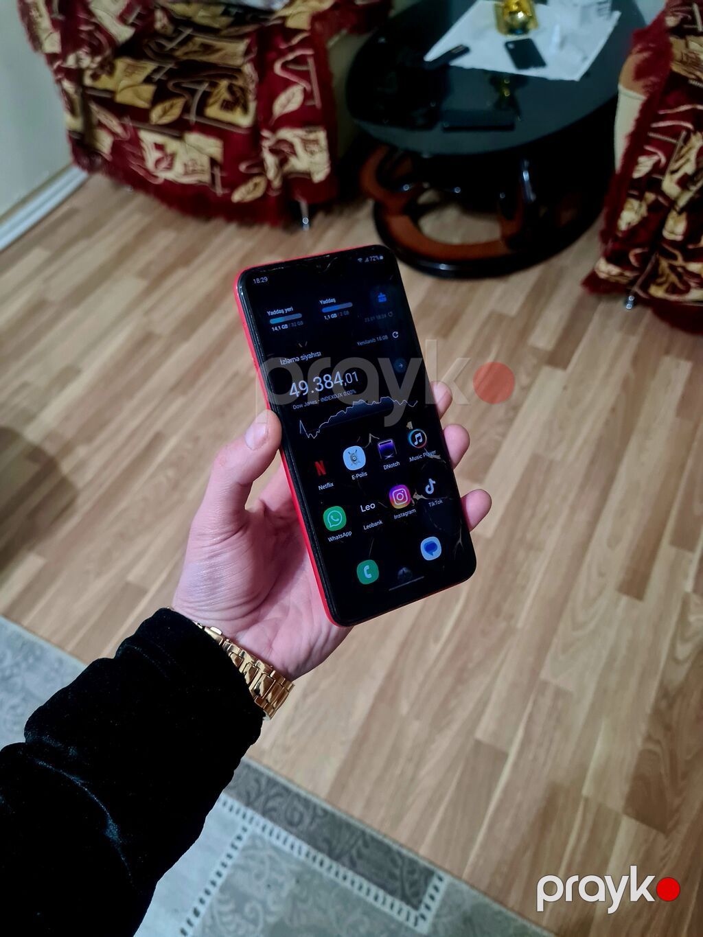 Samsung Galaxy A02, 32 GB, rəng - Qırmızı, Zəmanət, Sensor, İki sim kartlı — Samsung, Bakı (8)